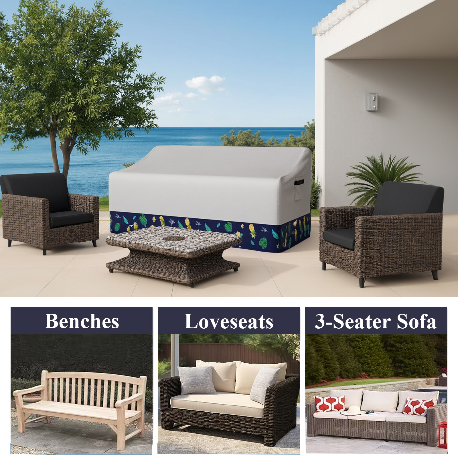 Outdoor Sofa Cover Waterproof  - Outdoor Furniture Manufacturer 리뷰 및 가격