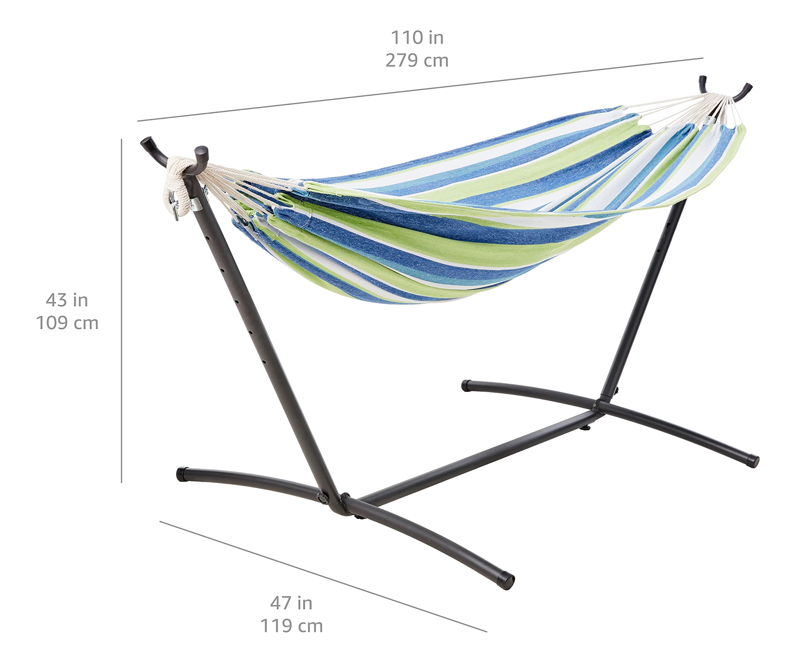 Basics Double Hammock Strips 4 - Outdoor Furniture Heavy 리뷰 및 가격