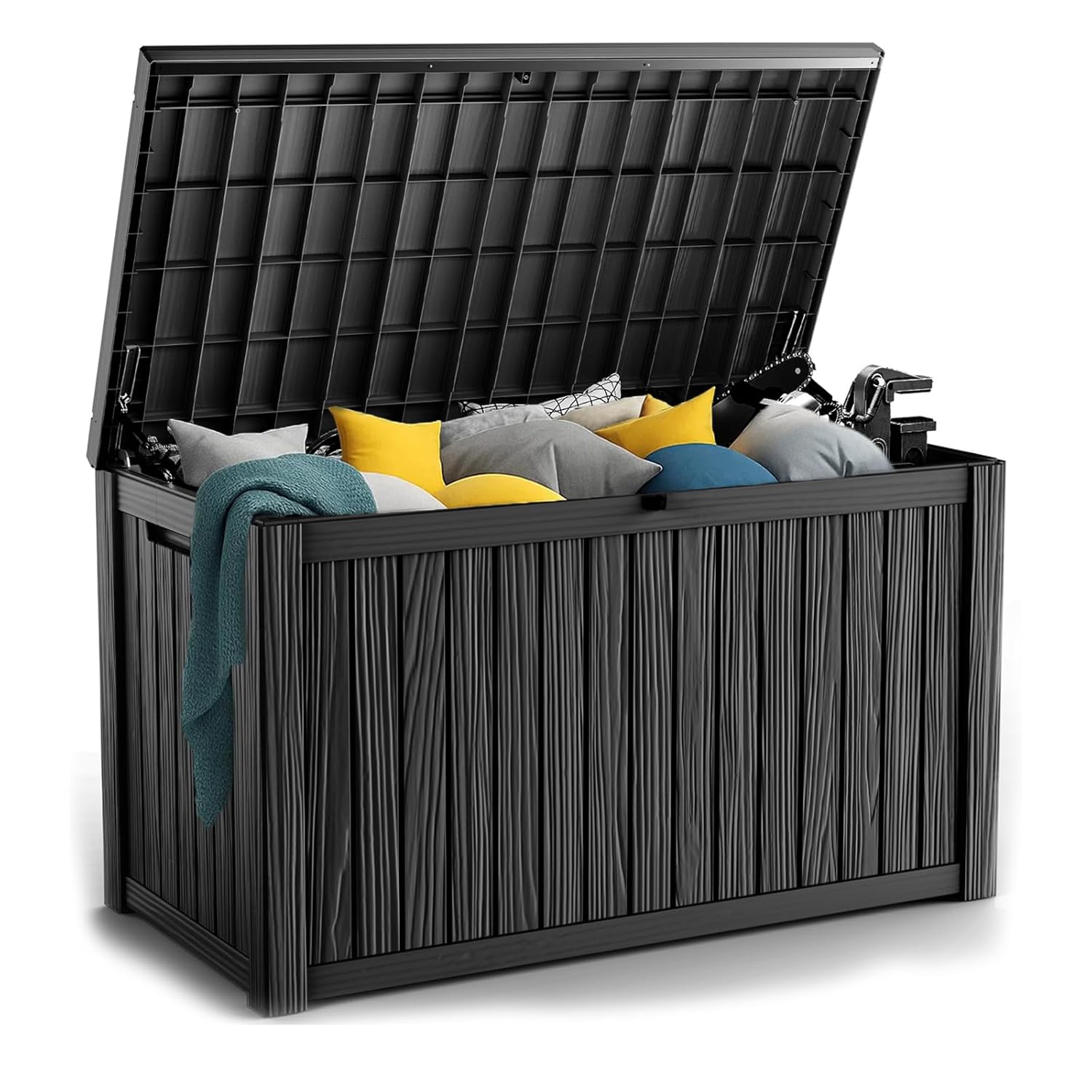 180Gal Lockable Resin Deck Box - Outdoor Furniture Patio 리뷰 및 가격