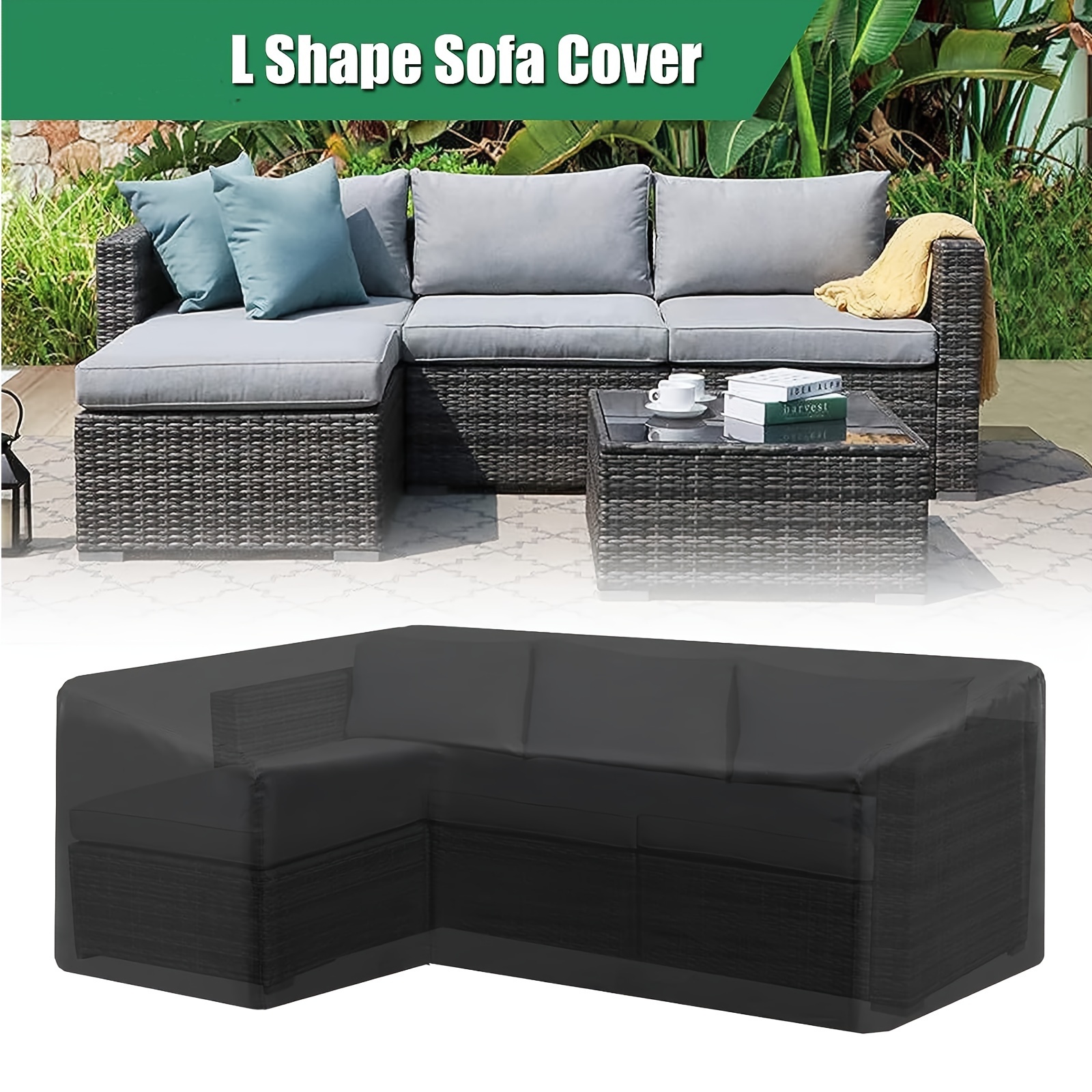 L-shaped Outdoor Sofa Cover, W - Outdoor Furniture Manufacturer 리뷰 및 가격