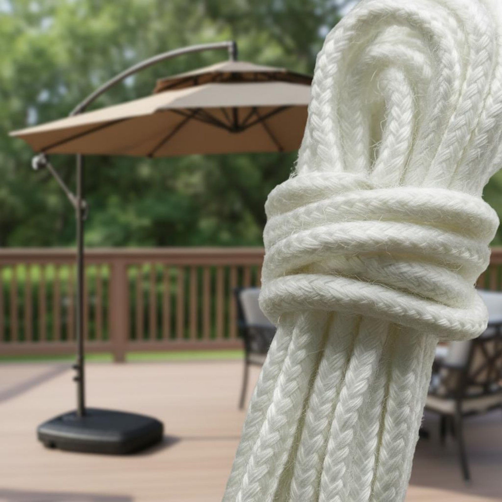 Roman Umbrella Pull Rope Wear- - Outdoor Furniture Patio 리뷰 및 가격